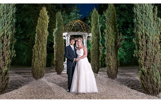 Chilford Hall Garden Rooms wedding